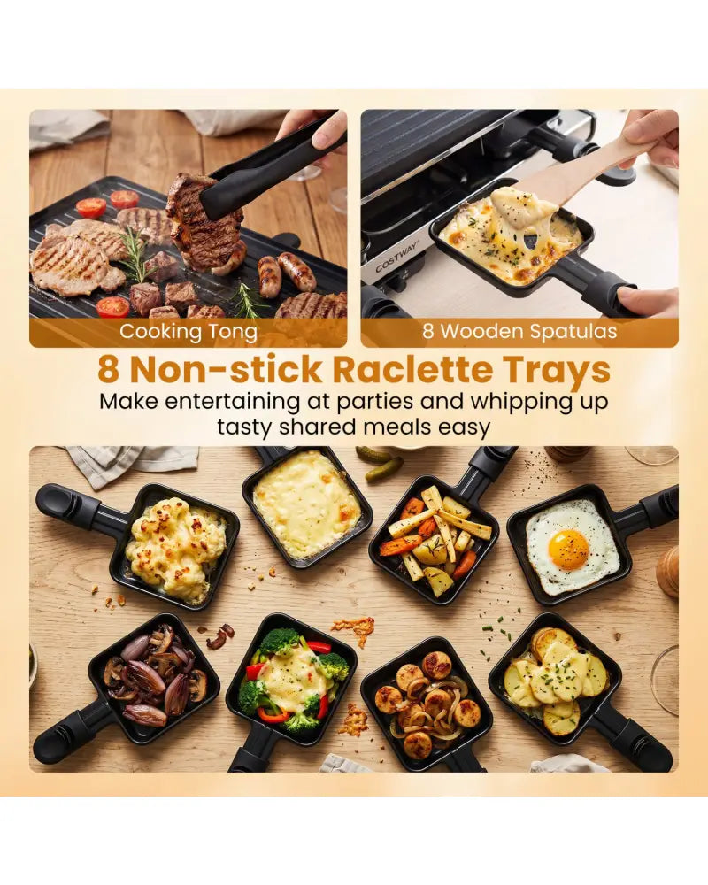 2-in-1 Table Grill and Griddle with Reversible Nonstick Plate for 8 - Cookware & Bakeware