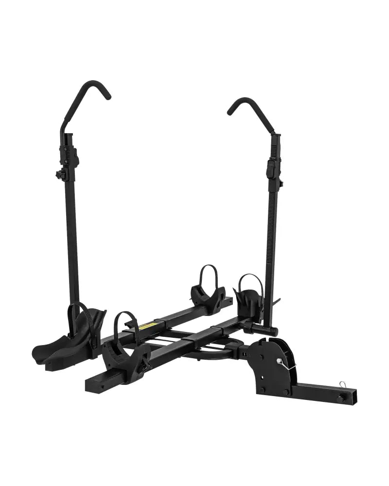 2 Inch Hitch Mount Bike Rack 2-Bike Platform Style Carrier with Tilt-able Design for Easy Trunk Access - Black - Garages