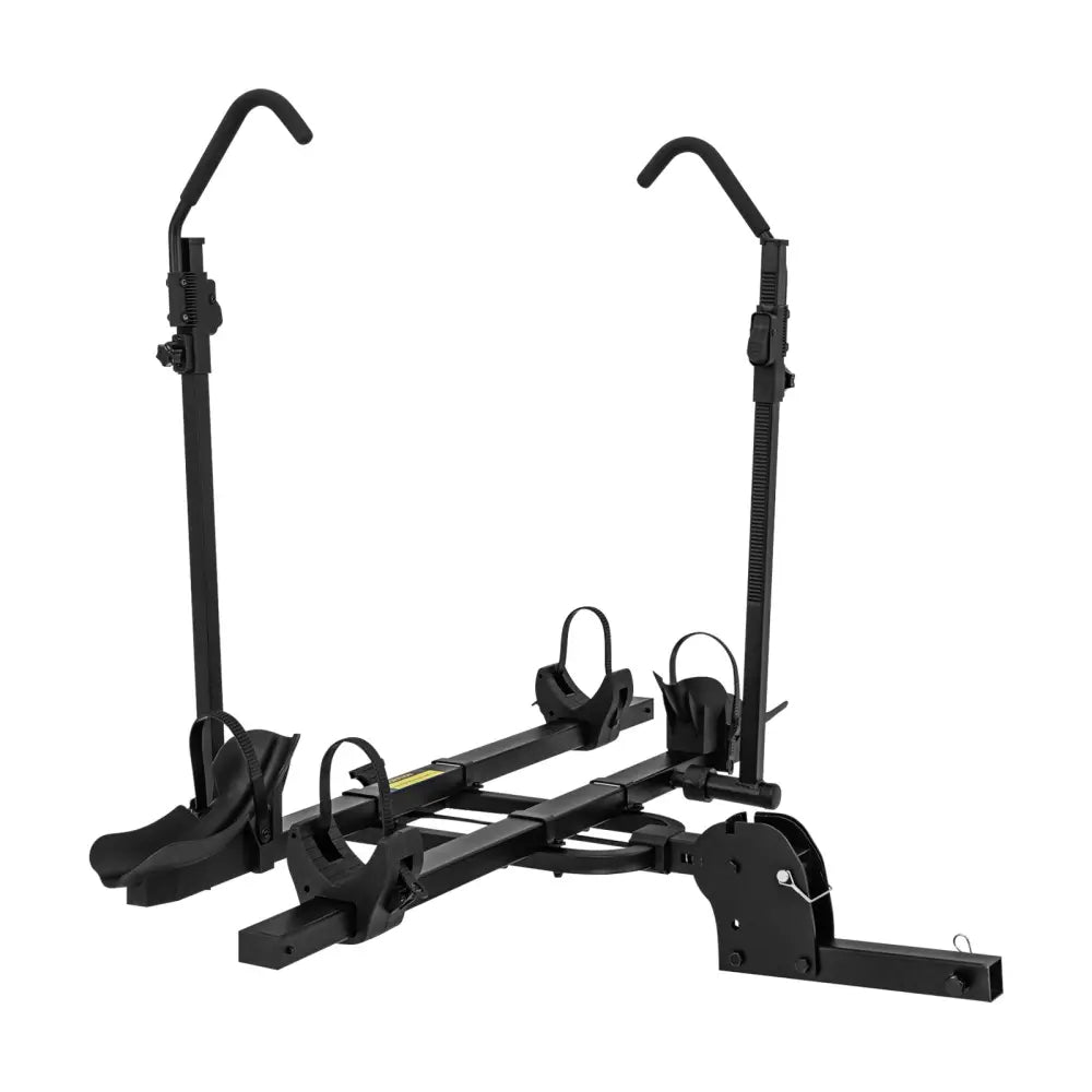 2 Inch Hitch Mount Bike Rack 2-Bike Platform Style Carrier with Tilt-able Design for Easy Trunk Access - Black - Garages