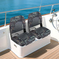 2-Pack Boat Seats with Thick Sponge Padding-Camouflage - Camouflage - Surfing