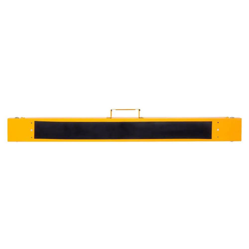 2 Pack Heavy Duty Sawhorse with Steel Folding Legs - Yellow - Garages