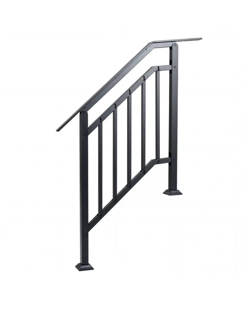 2 Pack Outdoor Handrails for Steps with Adjustable Angle - Garden Tools