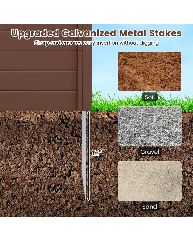 2 Panels 48 x 48 Inch Air Conditioner Trash Can Pool Equipment Enclosure-Brown - Brown - Outdoor Privacy Screens