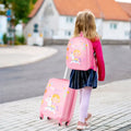 2 PCS Kid Luggage Set With Spinner Wheels for Children Boys Girls-Pink - Pink - Kids Luggage