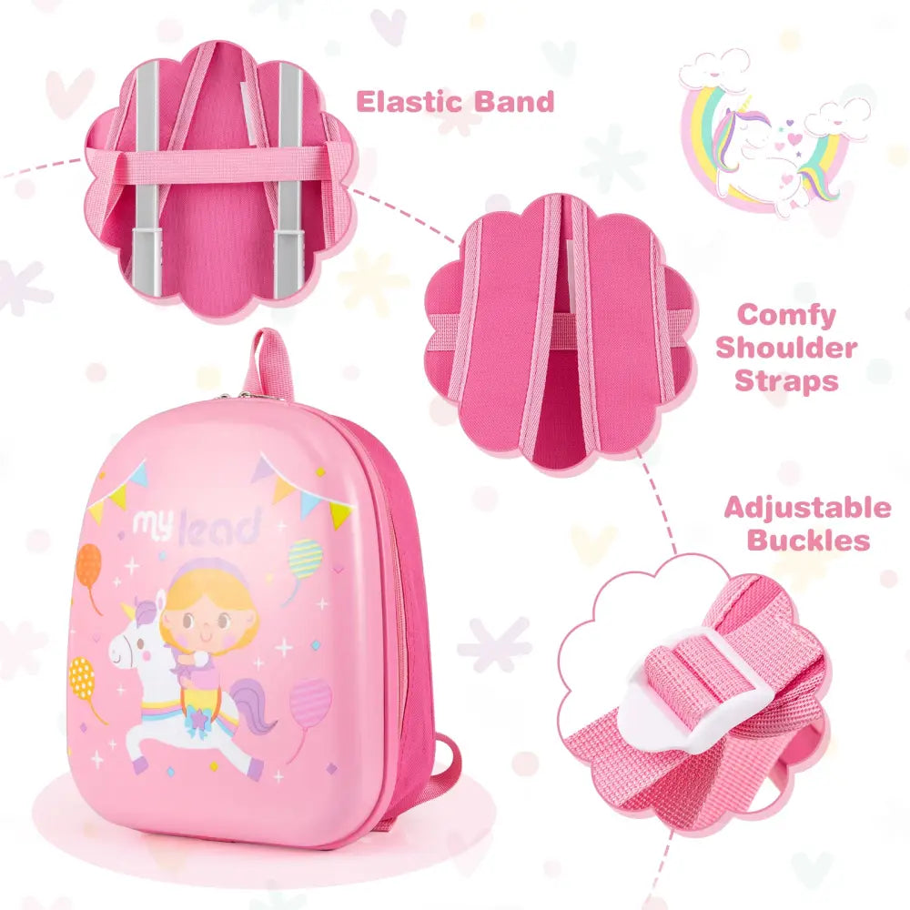 2 PCS Kid Luggage Set With Spinner Wheels for Children Boys Girls-Pink - Pink - Kids Luggage