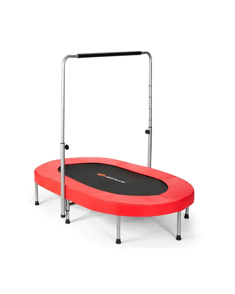 2-Person Foldable Mini Kids Fitness Rebounder Trampoline-Red - Red - Trampolines