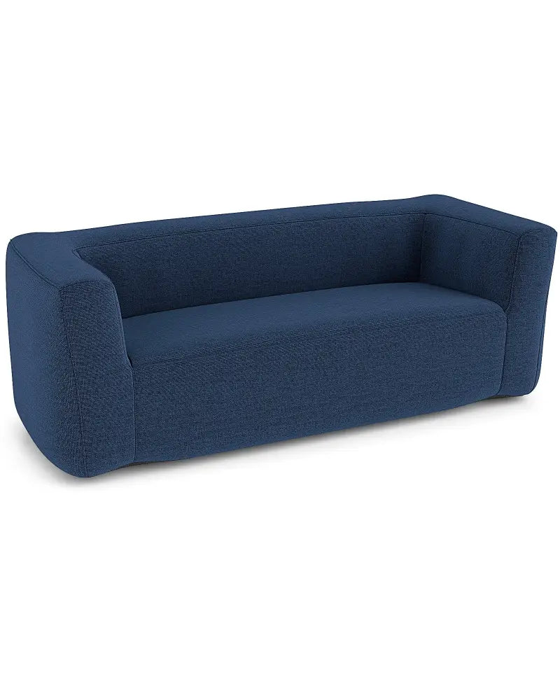2-Person Portable Blow Up Sofa with Detachable Cover-Blue - Blue - Camping Furniture