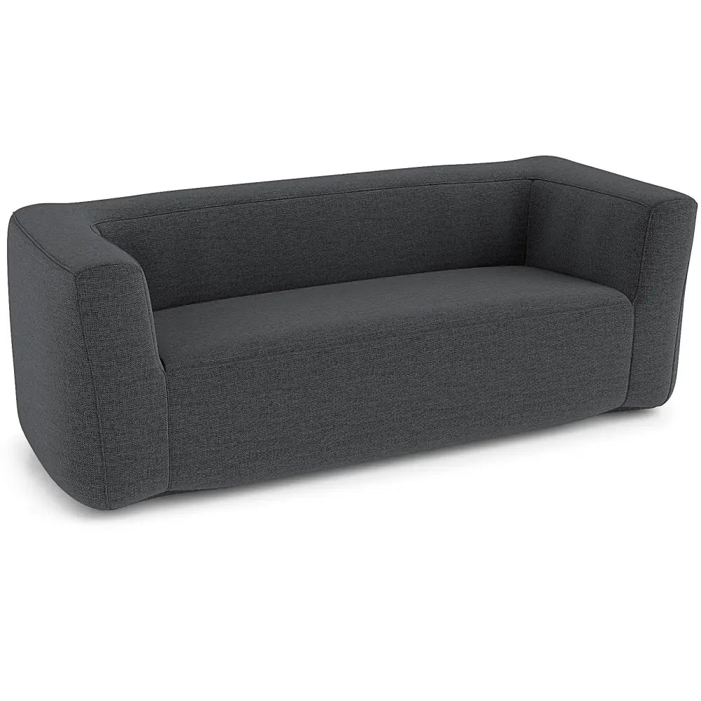 2-Person Portable Blow Up Sofa with Detachable Cover-Gray - Gray - Camping Furniture