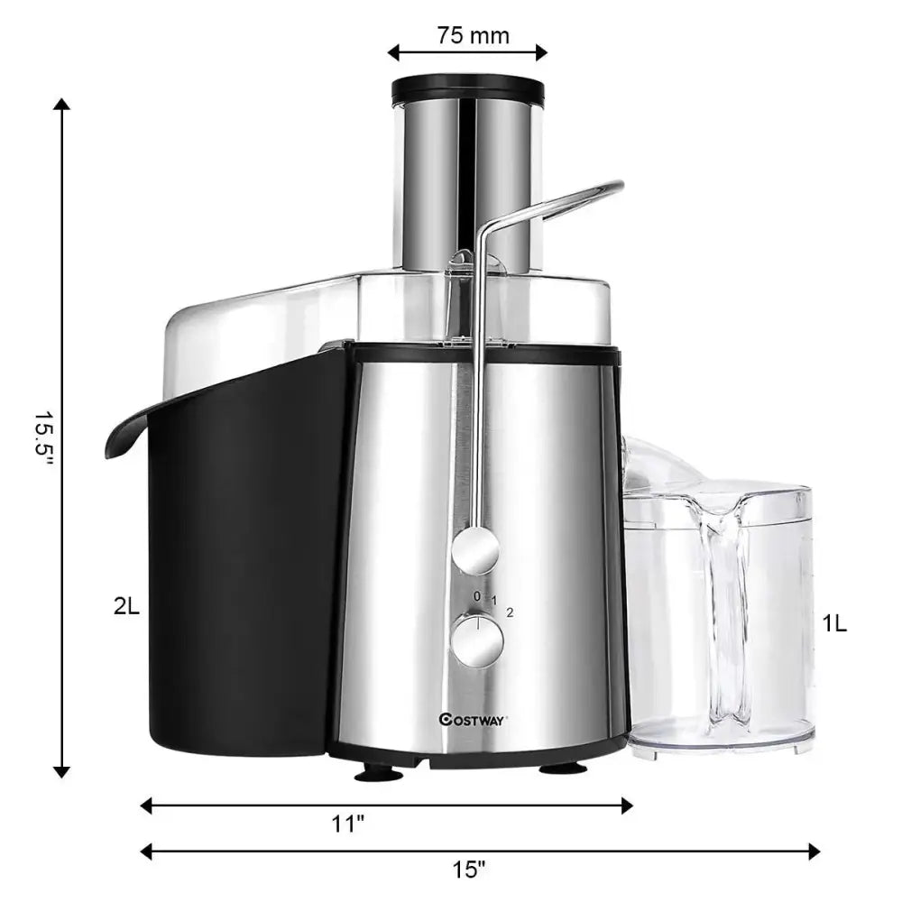 2 Speed Electric Juice Press for Fruit and Vegetable Costway