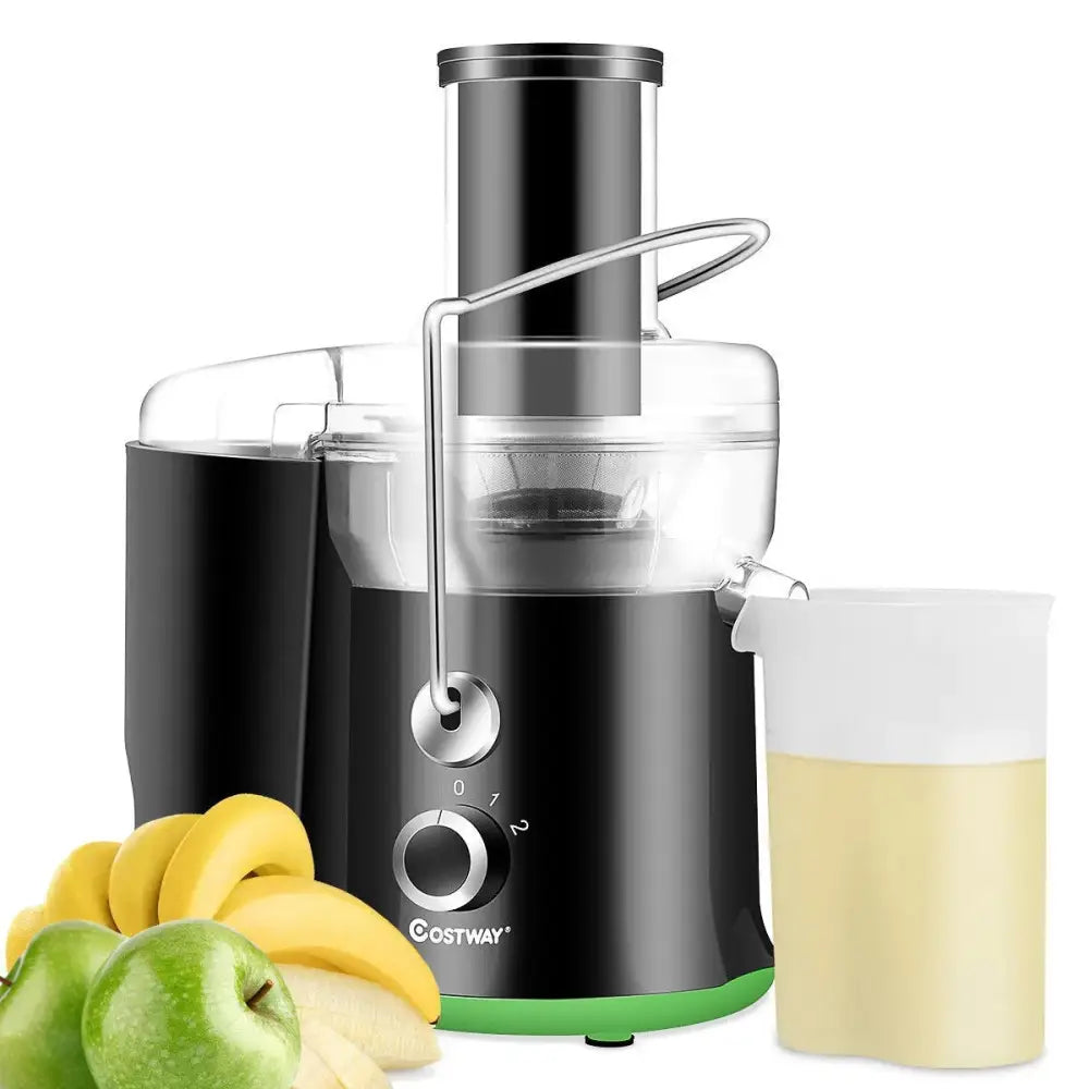 2 Speed Wide Mouth Fruit and Vegetable Centrifugal Electric Juicer Costway