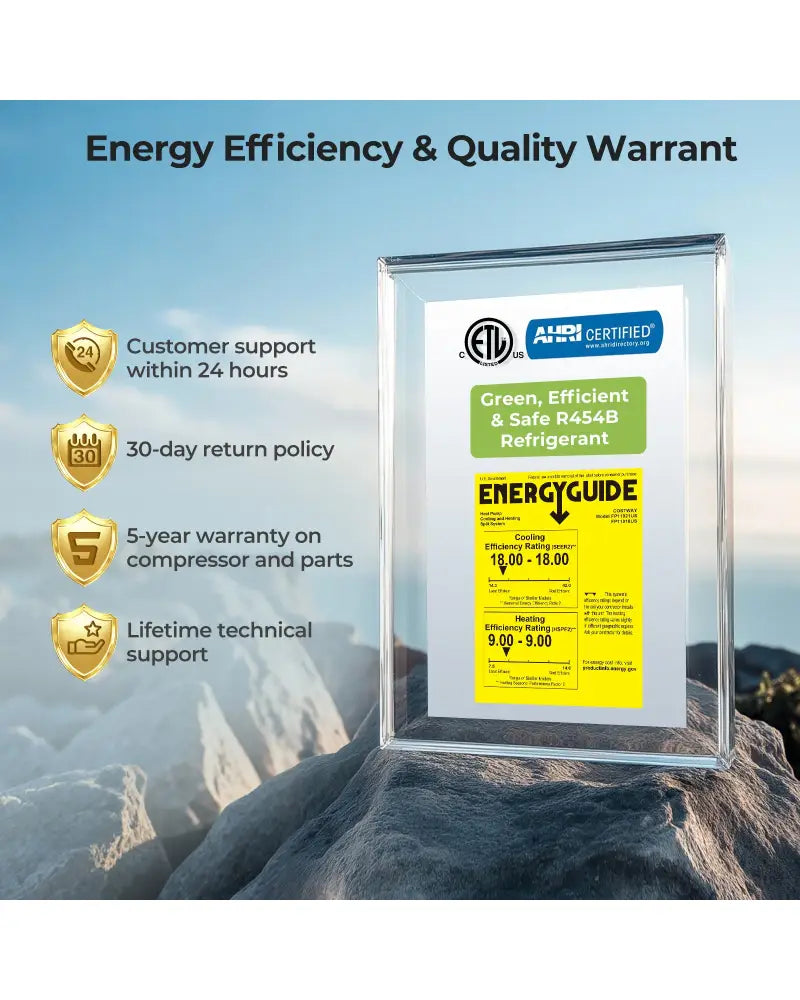 2 Ton 18 SEER2 High-Performance Heat Pump System (Operates down to -15„ƒ) - Heat Pumps