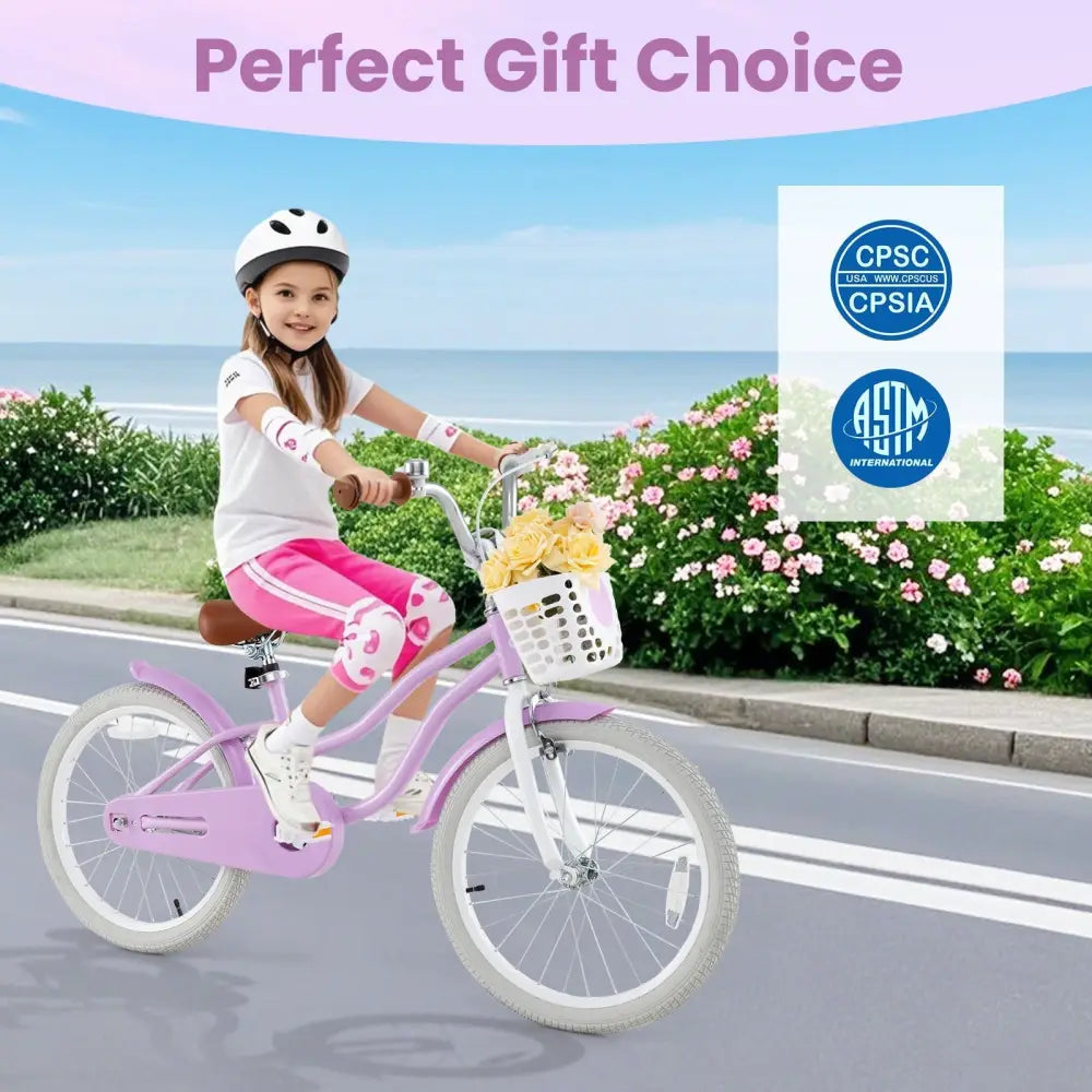 20 Inch Adjustable Kids Bike with 2 Brake System - Oasis Home Essentials