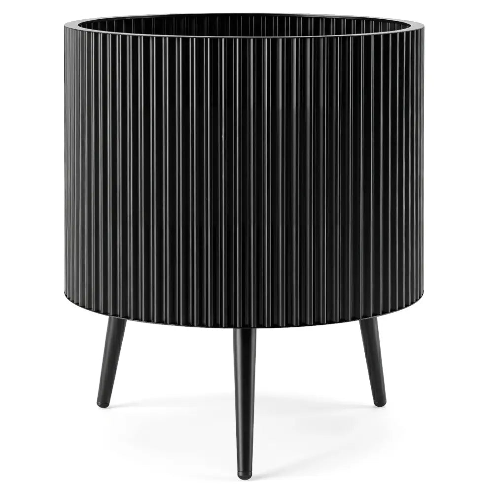 20 Inch Plant Pot with Stand and Tapered Legs for Garden - Raised Garden Beds