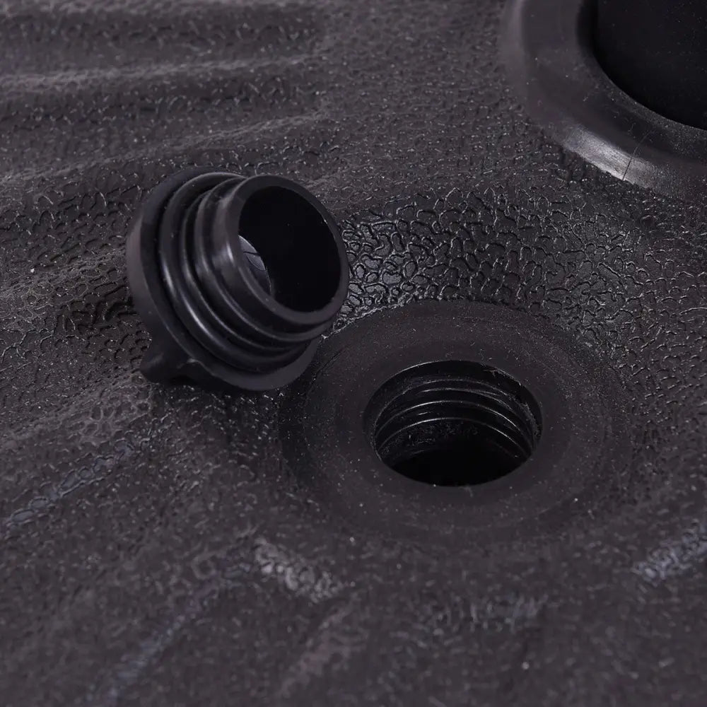 20 Inch Round 23L Water Filled Umbrella Base - Black - Outdoor Umbrella Bases