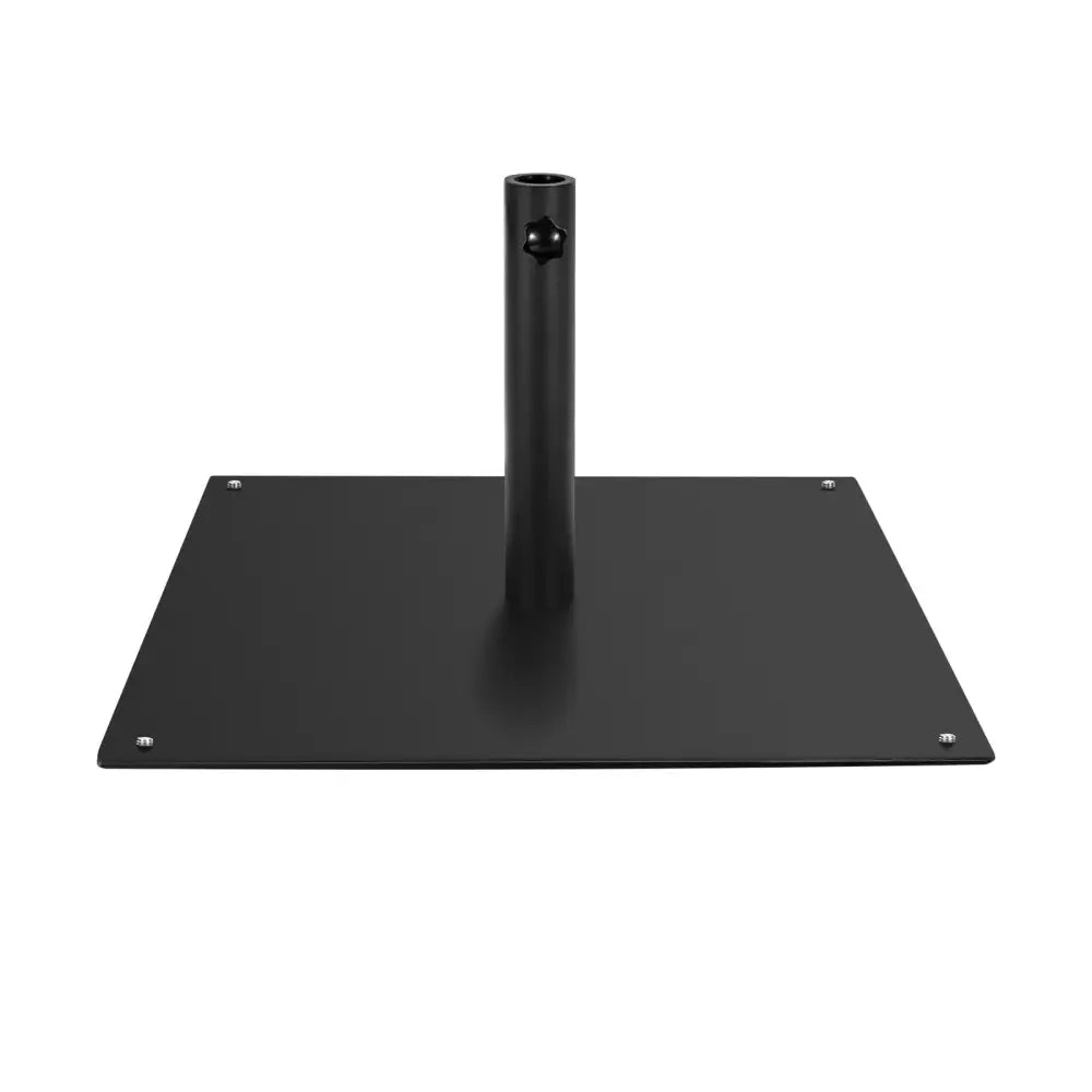 20 Inches Patio Umbrella Base with 4 Adjustable Footpads - Black - Outdoor Umbrella Bases