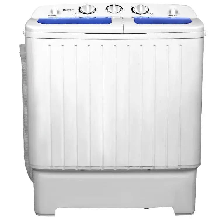 20 lbs Compact Twin Tub Washing Machine for Home Costway
