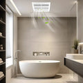 200 CFM Bathroom Exhaust Fan with Metal Housing and 6 Inches Duct for 200 Sq.Ft Costway
