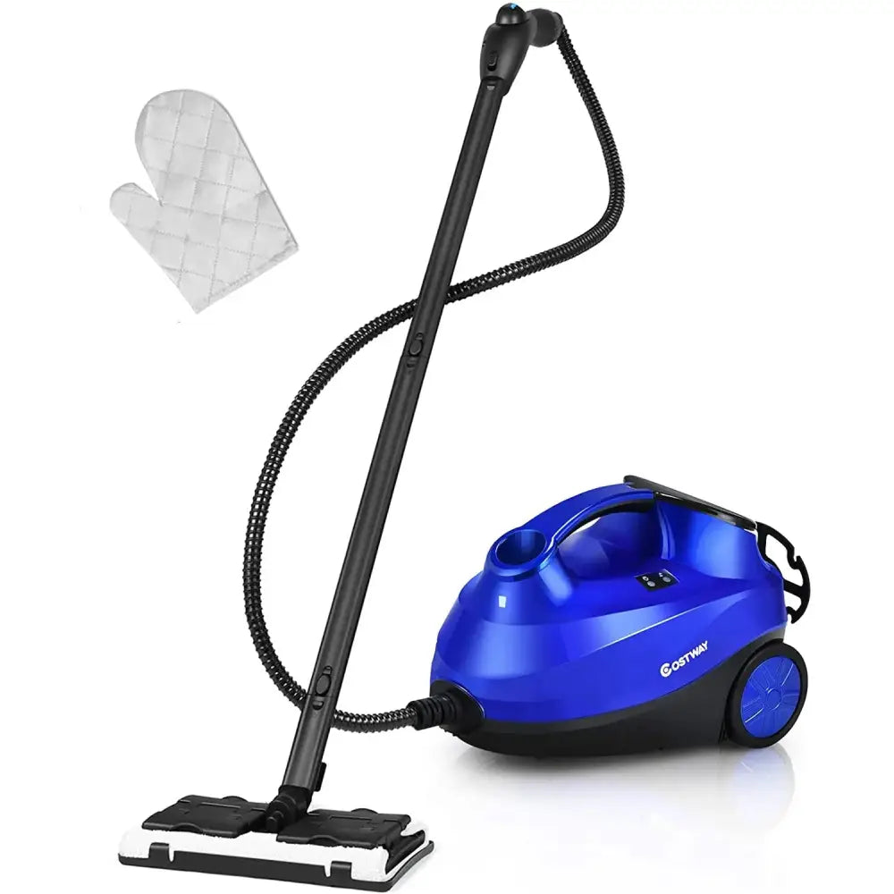 2000W Heavy Duty Multi-purpose Steam Cleaner Mop with Detachable Handheld Unit-Blue Costway