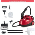 2000W Heavy Duty Multi-purpose Steam Cleaner Mop with Detachable Handheld Unit-Red Costway