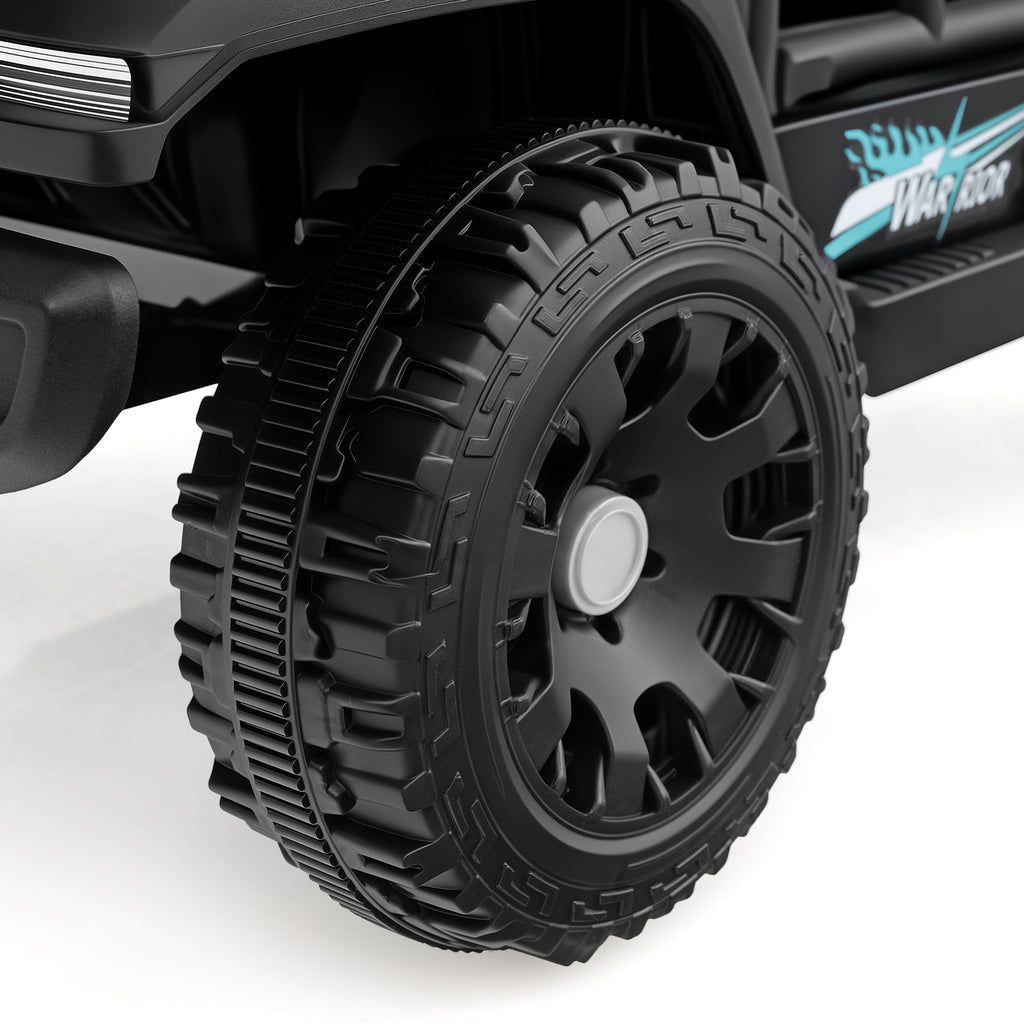12V Kids Ride on Truck Car Battery Powered Electric Vehicle-Black