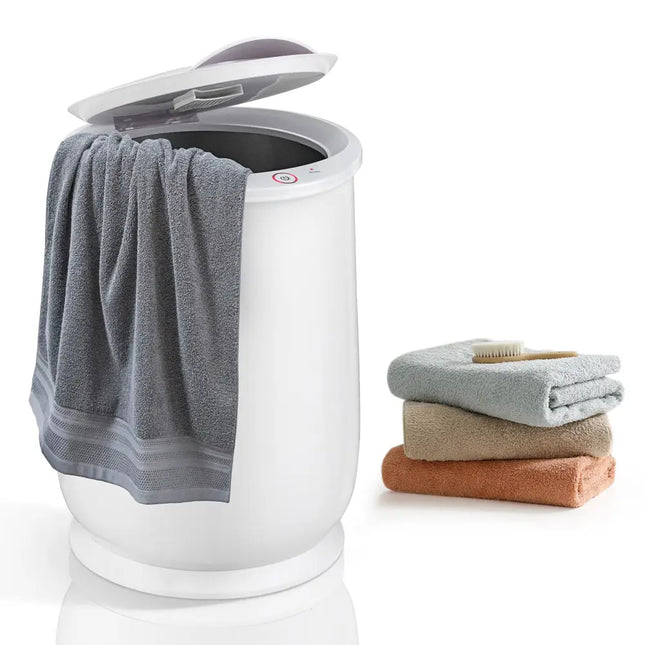 20L Bathroom Towel Warmer with Auto Shut-White - White - Dryers