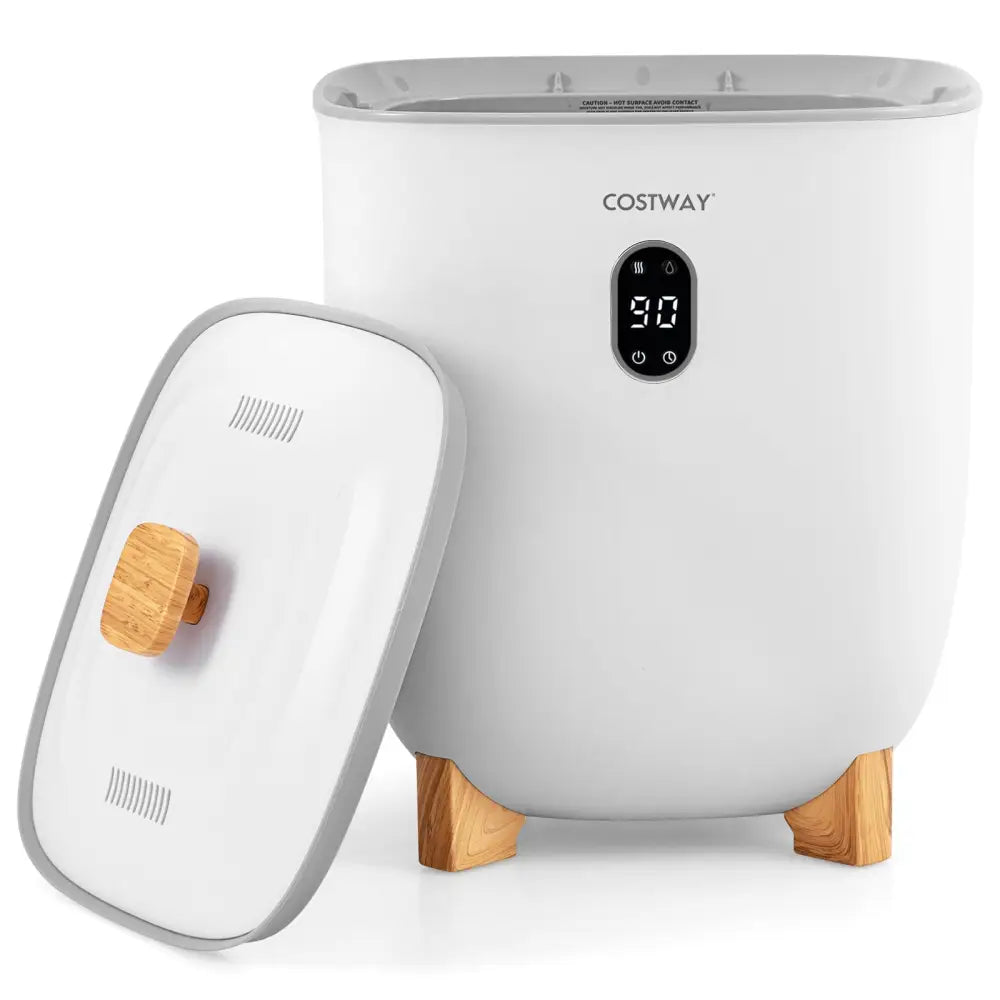 20L Towel Warmer Bucket with PTC Air Heater for Rapid and Even Heating-White - White - Dryers