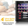 21 Bottle Compressor Wine Cooler Refrigerator with Digital Control - Oasis Home Essentials