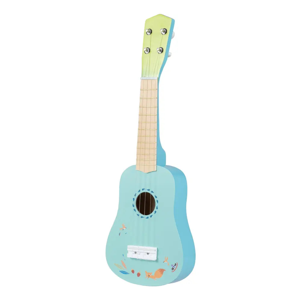 21 Inch Ukulele Guitar for Kids with Basswood Body for 3+ Years Old - Guitar & Strings