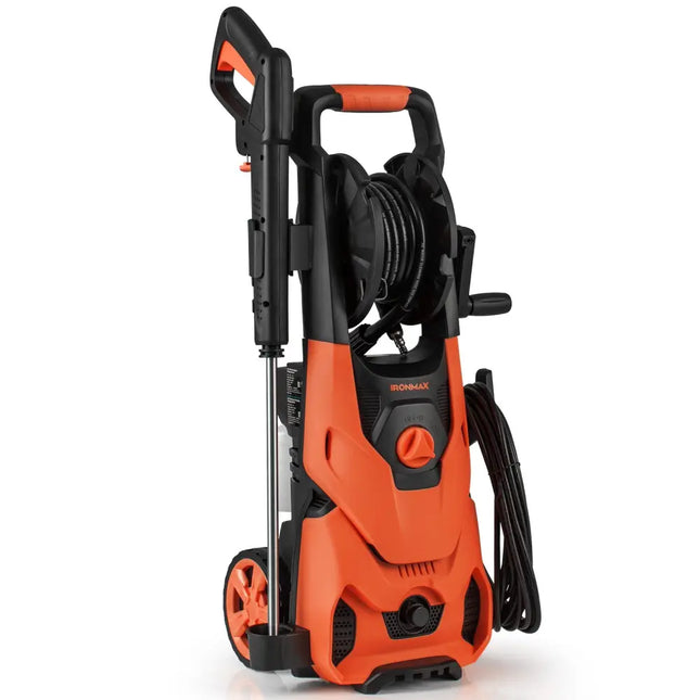 2150PSI Electric Pressure Washer 1.2GPM with 4 Quick Connect Nozzles and Foam Cannon-Orange - Orange - Pressure Washers