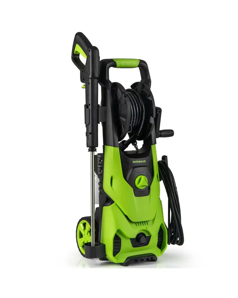 2150PSI Electric Pressure Washer 1.2GPM with 4 Quick Connect Nozzles and Foam Cannon-Green - Green - Pressure Washers