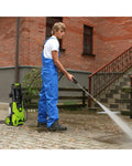 2150PSI Electric Pressure Washer 1.2GPM with 4 Quick Connect Nozzles and Foam Cannon-Green - Green - Pressure Washers