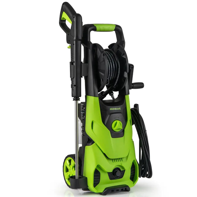 2150PSI Electric Pressure Washer 1.2GPM with 4 Quick Connect Nozzles and Foam Cannon-Green - Green - Pressure Washers