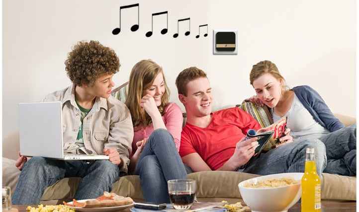 Home alarm smart wifi video doorbell wireless video intercom doorbell mobile phone remote video sea H1 program