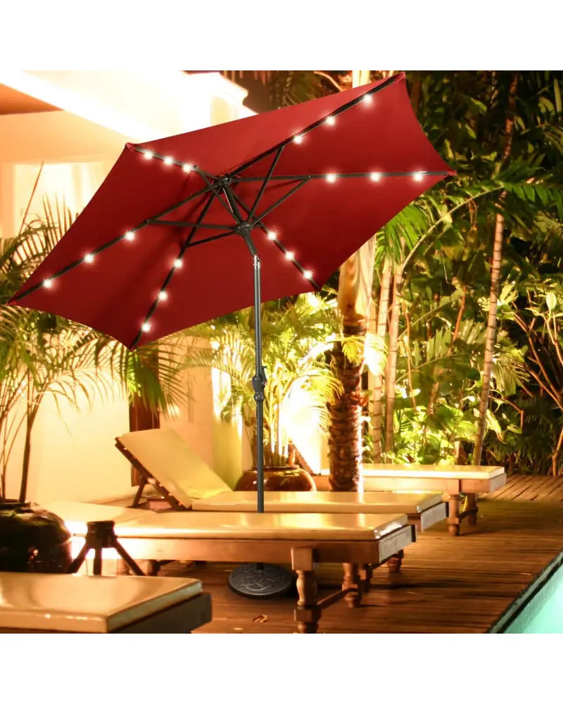 22 Inch Heavy Duty Round Umbrella Base Stand - Bronze - Outdoor Umbrella Bases