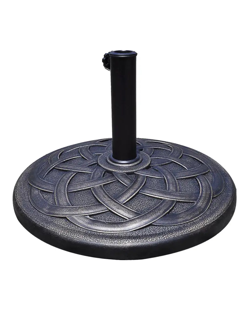 22 Inch Heavy Duty Round Umbrella Base Stand - Bronze - Outdoor Umbrella Bases