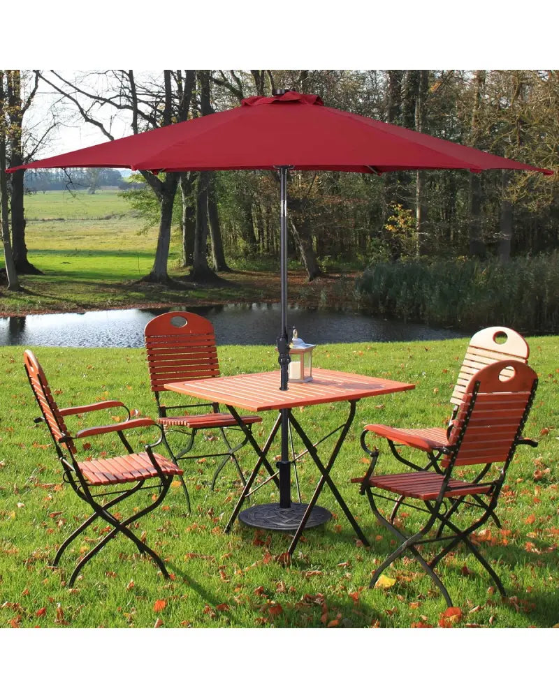 22 Inch Heavy Duty Round Umbrella Base Stand - Bronze - Outdoor Umbrella Bases