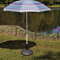 22 Inch Heavy Duty Round Umbrella Base Stand - Bronze - Outdoor Umbrella Bases