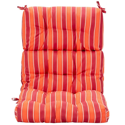 22 x 44 Inch Tufted Outdoor Patio Chair Seating Pad-Red - Red - Outdoor Furniture Accessories