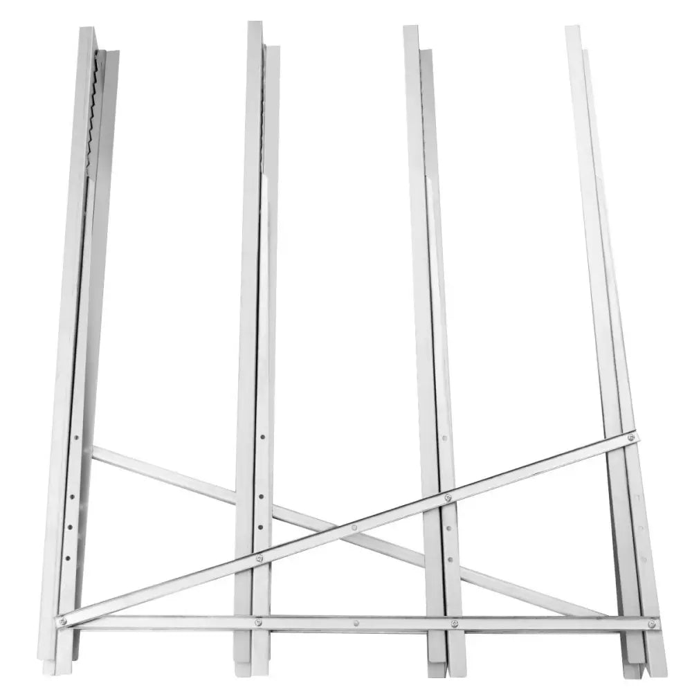 220 lbs Heavy Duty Portable Foldable Steel Sawhorse - Silver - Garages