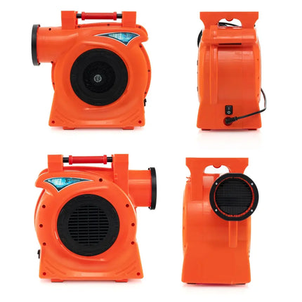2200W 3 HP Commercial Air Blower for Giant Outdoor Inflatable Bounce House - Orange - Air Blowers