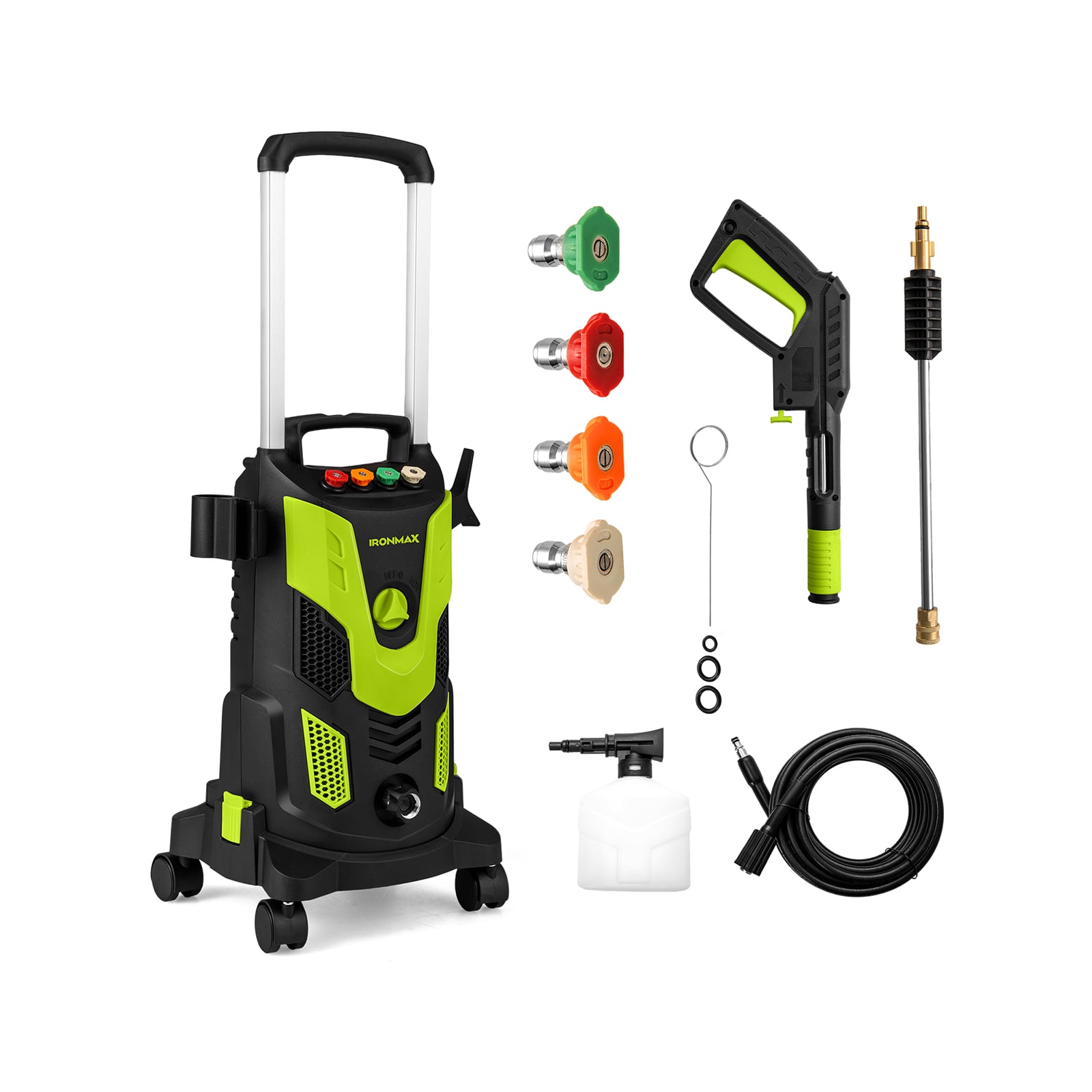 Nettoyeur haute pression électrique 2300 PSI 1.8 GPM – Vert