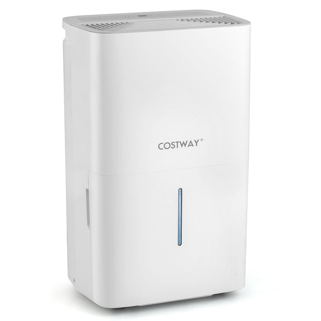 65 Pints Dehumidifier with 24H Timer and LED Display-White
