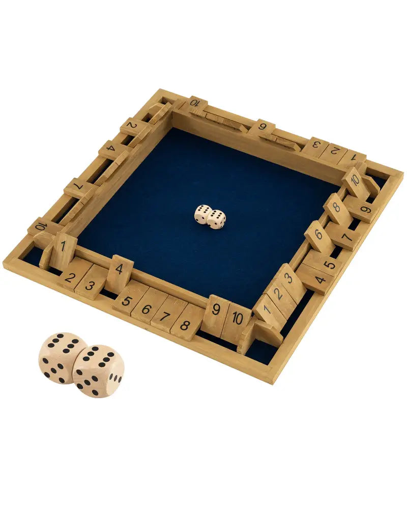 24 Inch Extra-Large Shut The Box Game for 2-4 Players - Learning Toys