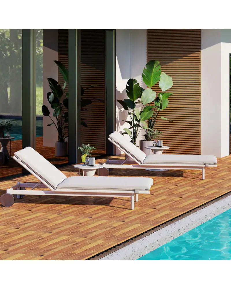 24 x 12 Inch 12 Pieces Acacia Wood Interlocking Deck Tiles with Waterproof Design-Natural - Natural - Outdoor Deck