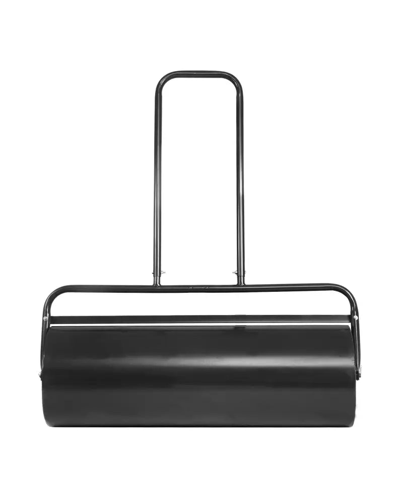 24 x 13 Inch Tow Lawn Roller Water Filled Metal Push Roller-Black - Black - Lawn Care Tools