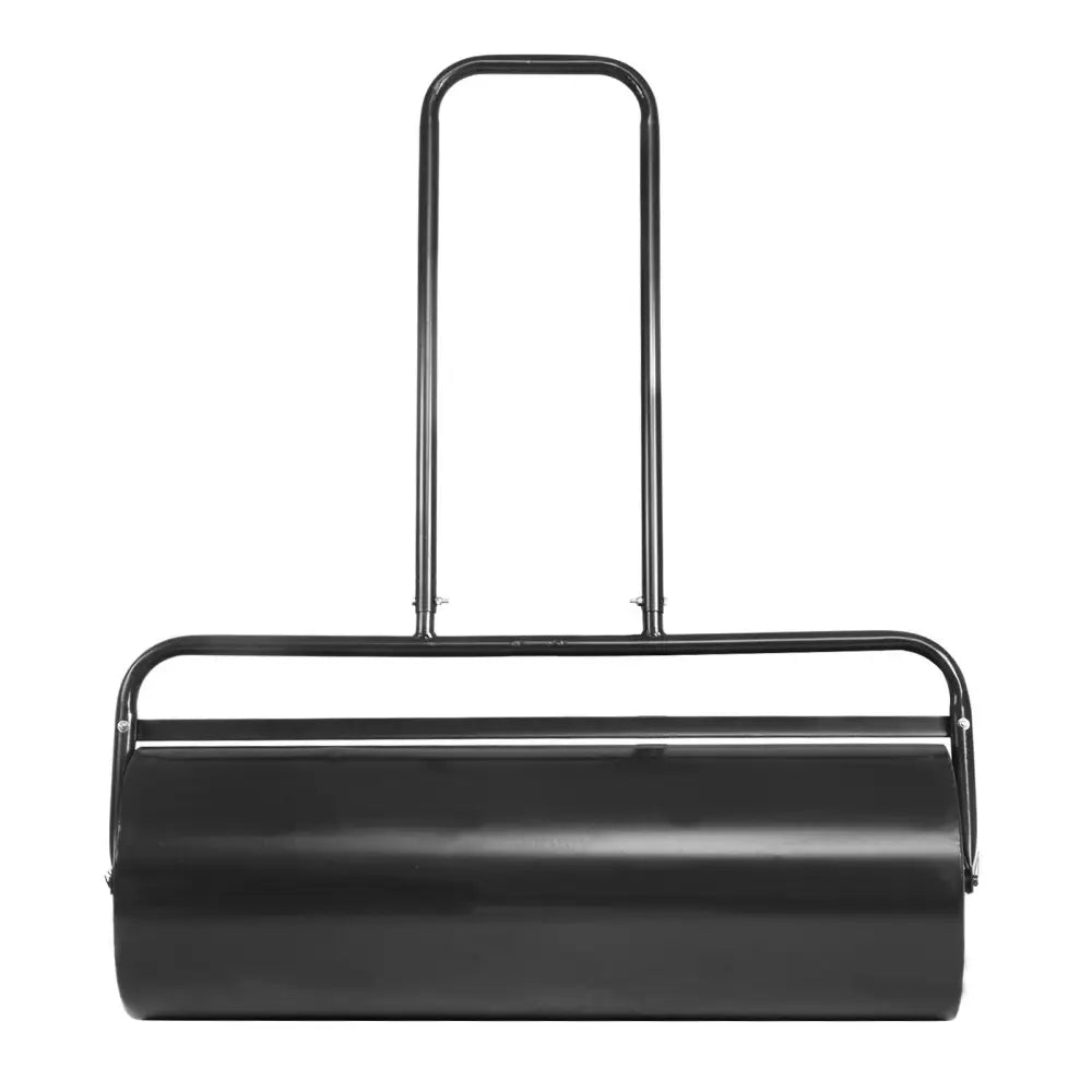 24 x 13 Inch Tow Lawn Roller Water Filled Metal Push Roller-Black - Black - Lawn Care Tools