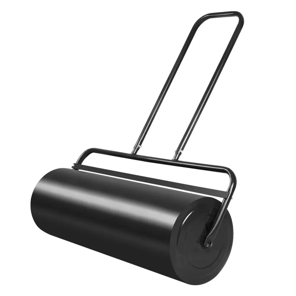 24 x 13 Inch Tow Lawn Roller Water Filled Metal Push Roller-Black - Black - Lawn Care Tools