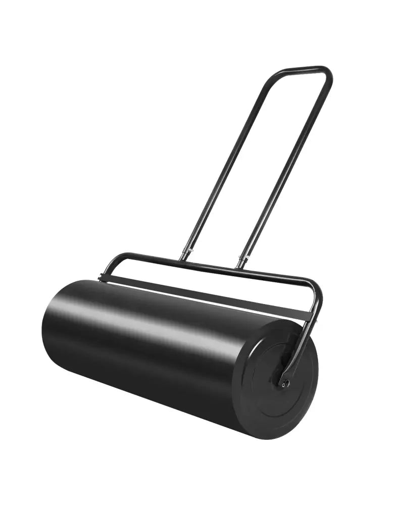 24 x 13 Inch Tow Lawn Roller Water Filled Metal Push Roller-Black - Black - Lawn Care Tools