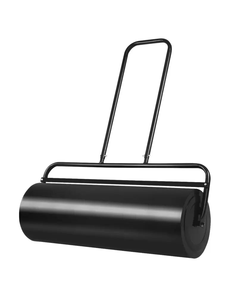 24 x 13 Inch Tow Lawn Roller Water Filled Metal Push Roller-Black - Black - Lawn Care Tools