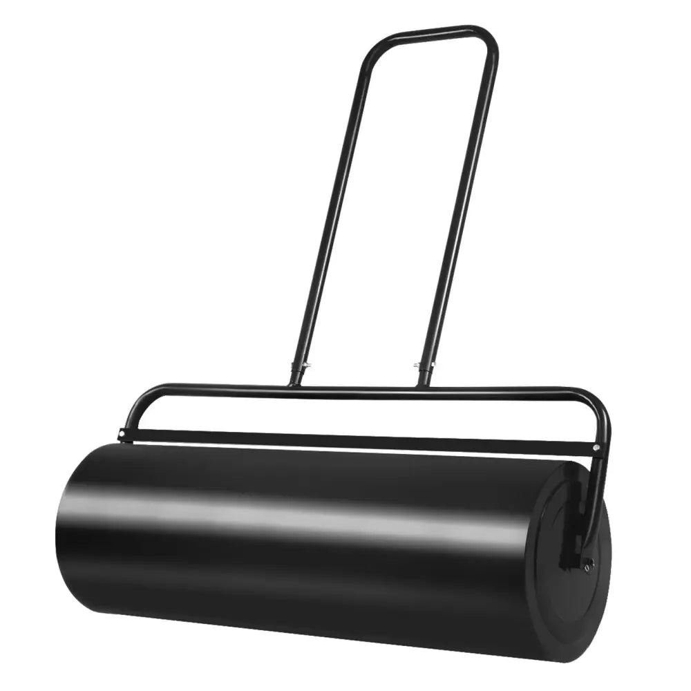 24 x 13 Inch Tow Lawn Roller Water Filled Metal Push Roller-Black - Black - Lawn Care Tools